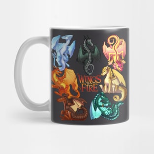 Wings of Fire: Jade Winglet Dragonets (with Logo) Mug